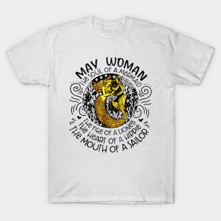 May Girl The Soul Of A Mermaid T-Shirt